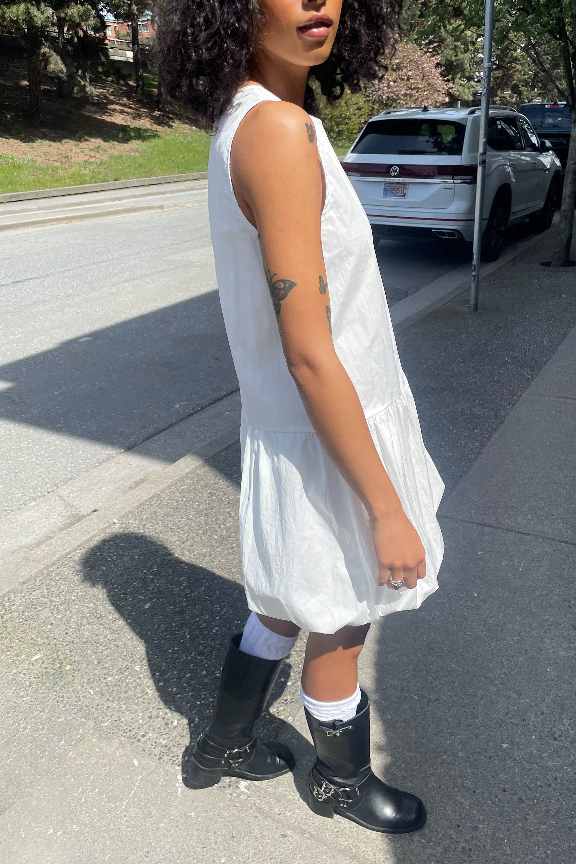 MINI-ROBE À OURLET BULLE