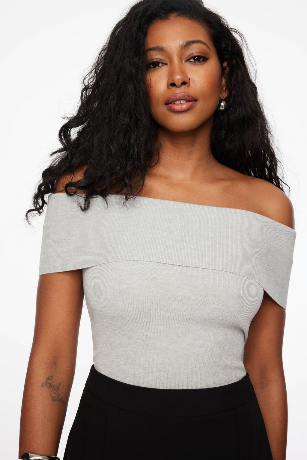 Fold Over Off Shoulder Top