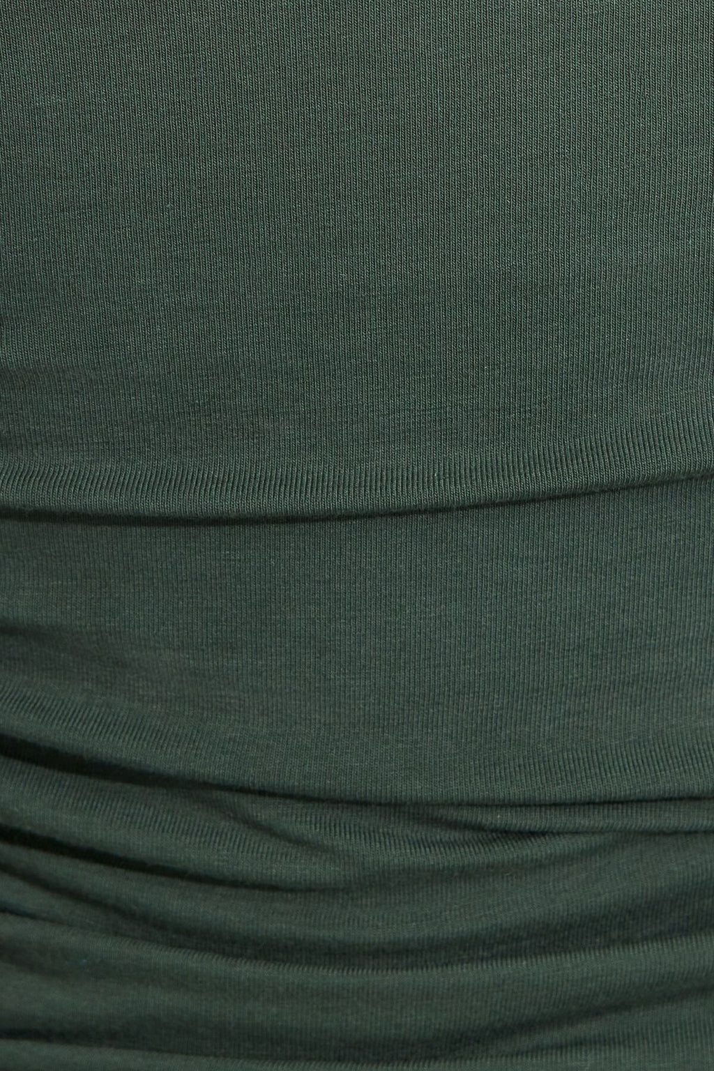 Ruched Boatneck T Shirt