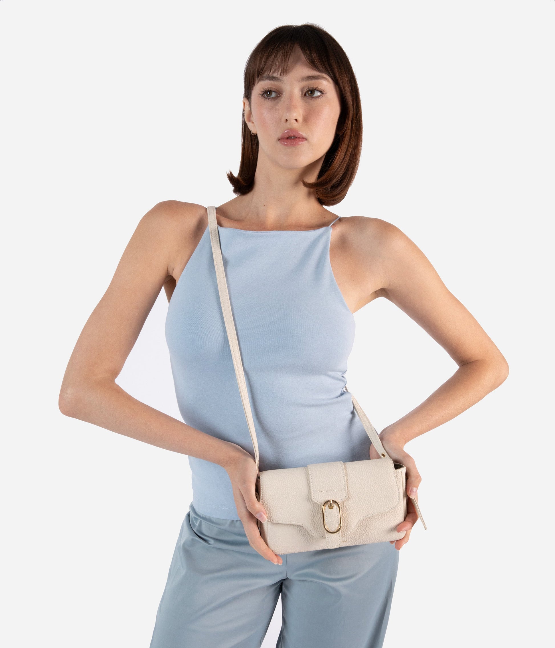 Sac bandoulière vegan ISABELLE SM – Grain