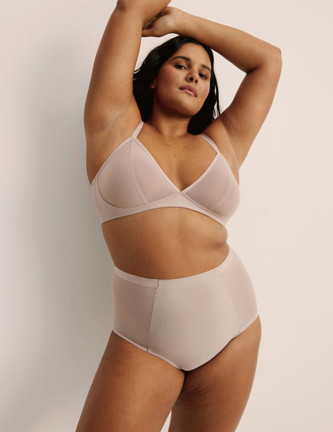 Light Leakproof No-Show Mesh High Rise