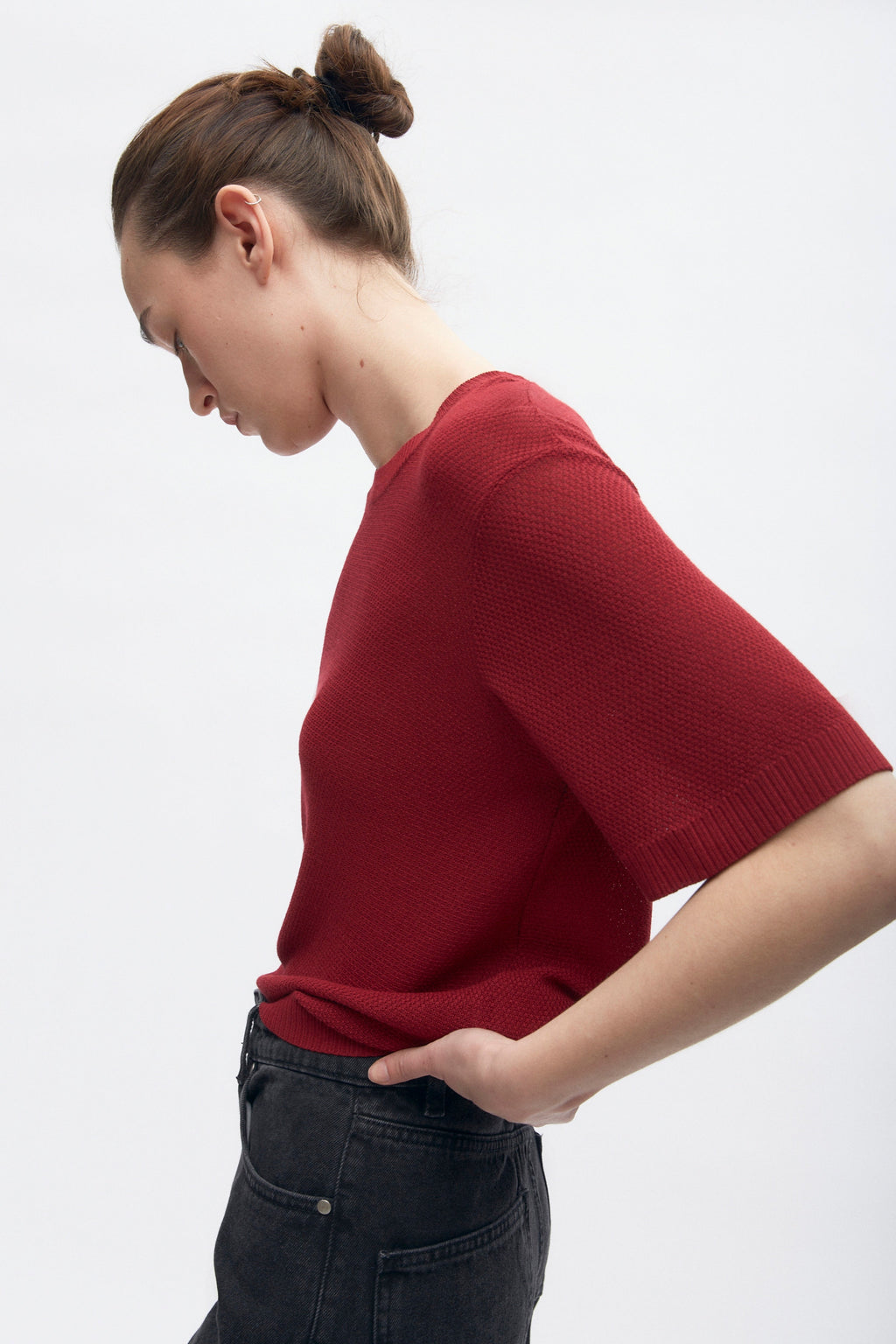 T-shirt en maille pour femme
