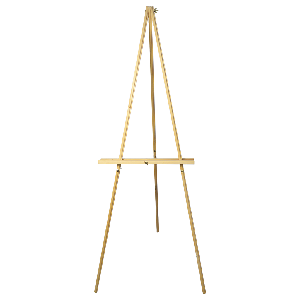 62'' Full Standing Display Easel, Elm Wood