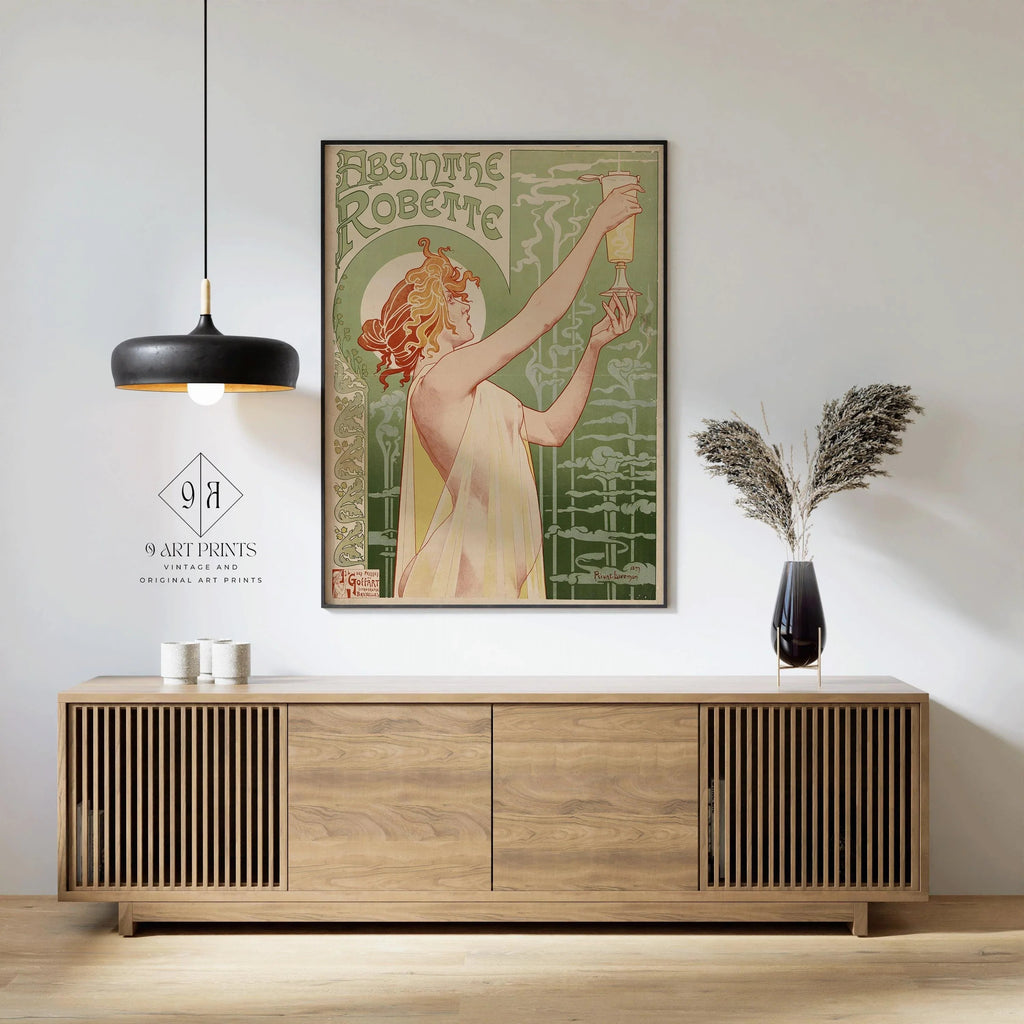 Affiche Absinthe Robette : Tirage Art Nouveau Vintage, Henri Privat-Livemont