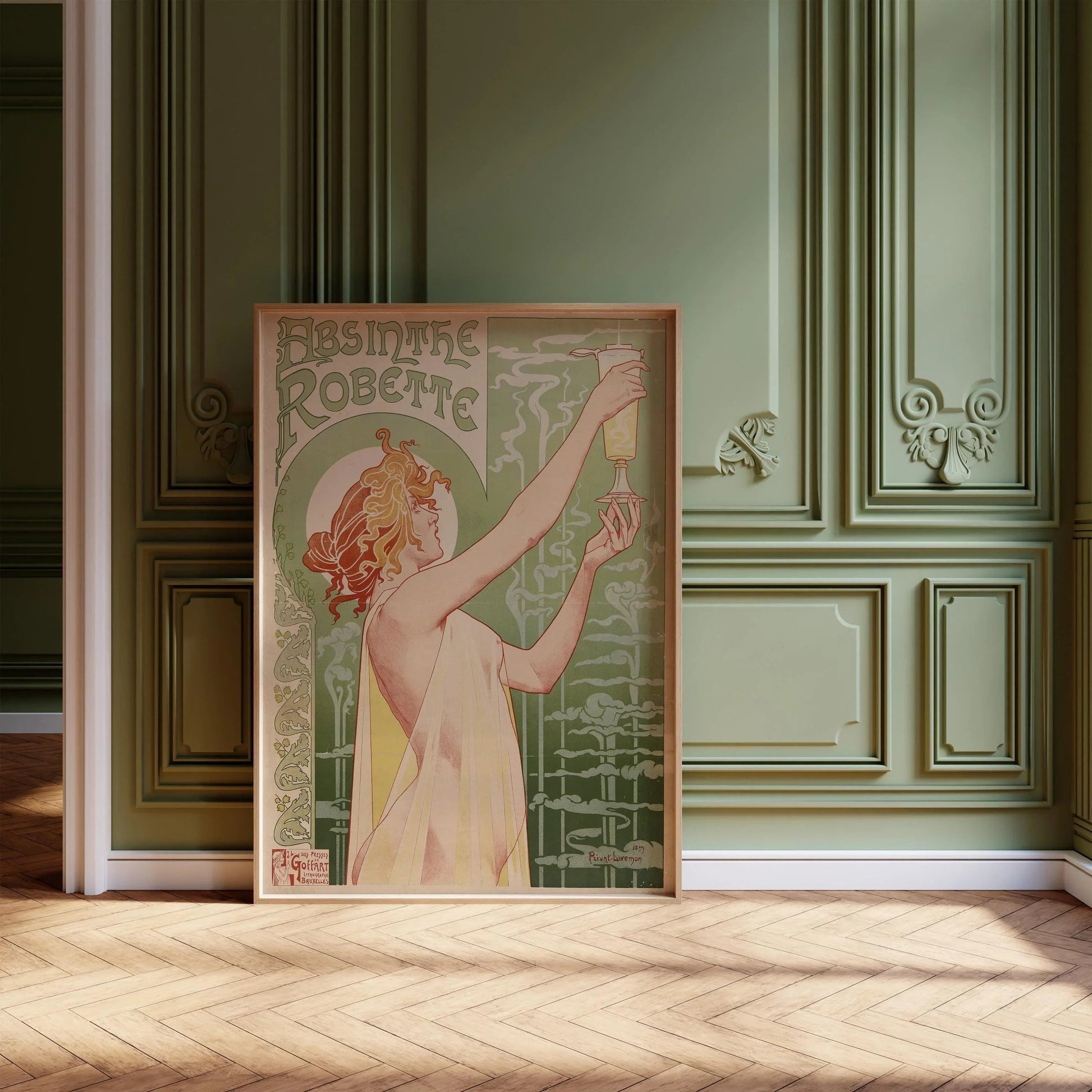Affiche Absinthe Robette : Tirage Art Nouveau Vintage, Henri Privat-Livemont