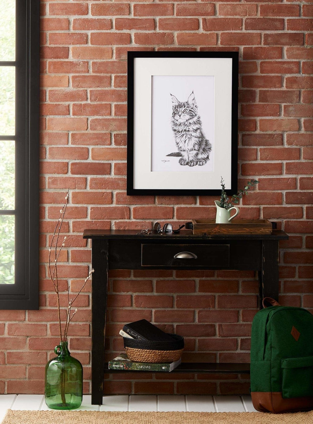 Adorable Cat - nursery decor - art print