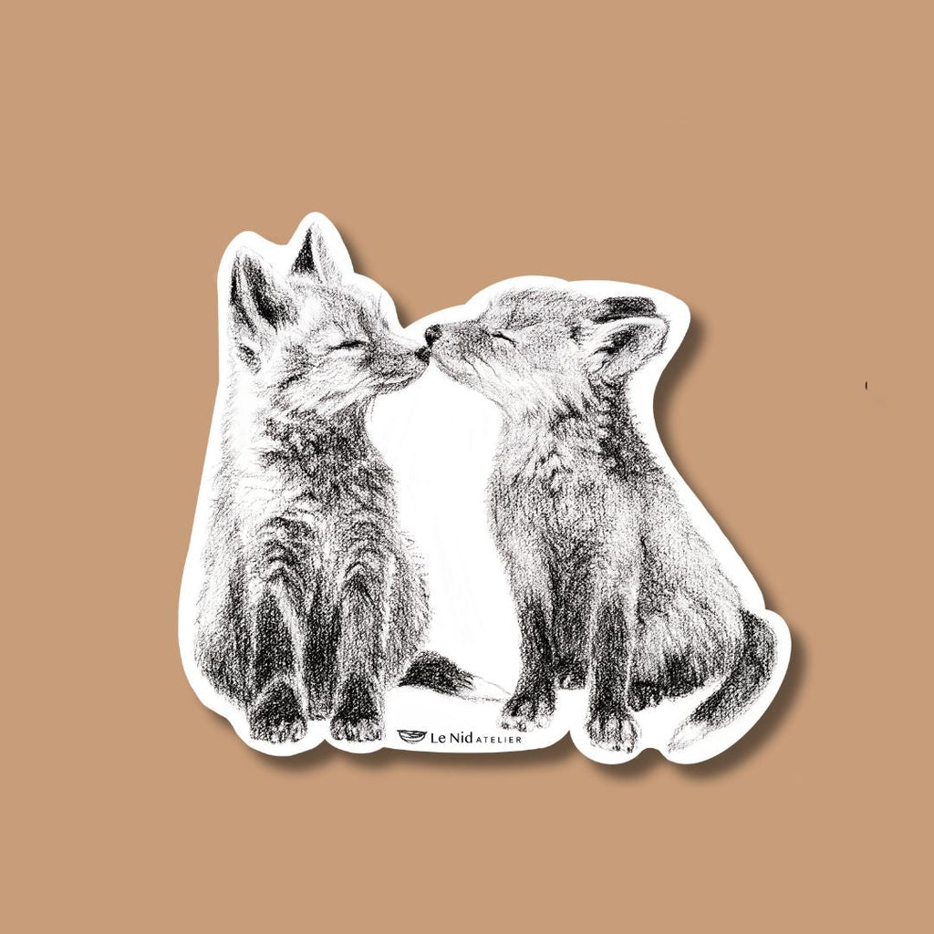 Adorable Foxes Magnet