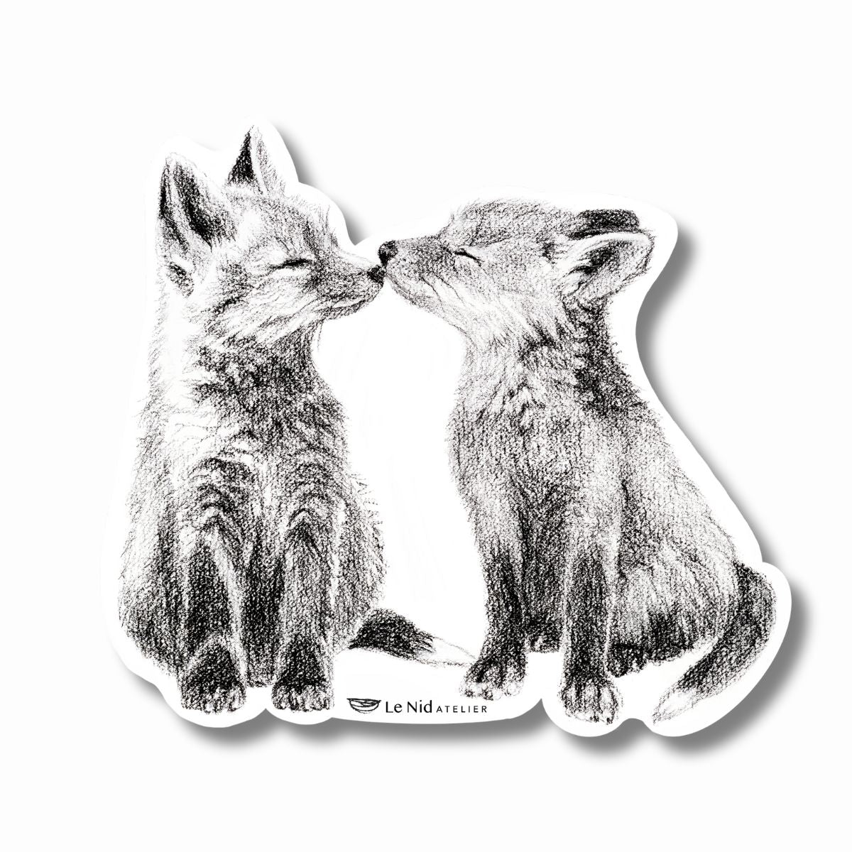 Adorable Foxes Magnet