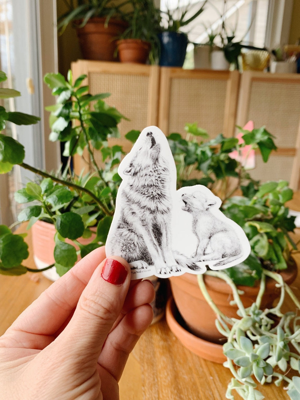 Adorable Foxes Stickers for Water Bottle, Agenda or Computer
