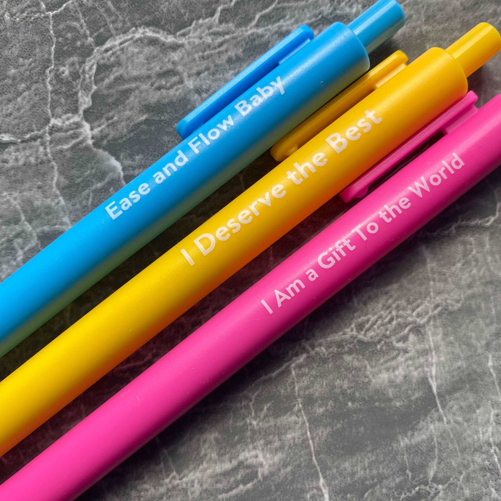 Affirmation Gel Pens  <br> (3-Pack)