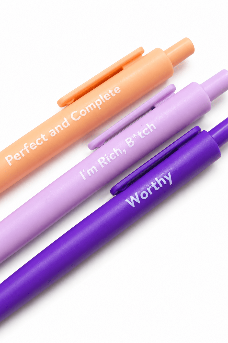 Stylos gel d'affirmation<br> (Pack de 3)