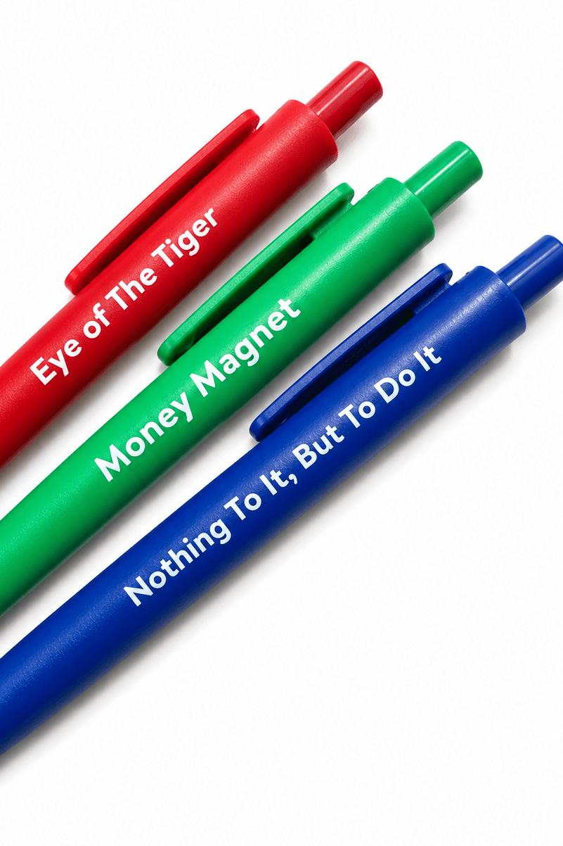 Stylos gel d'affirmation<br> (Pack de 3)