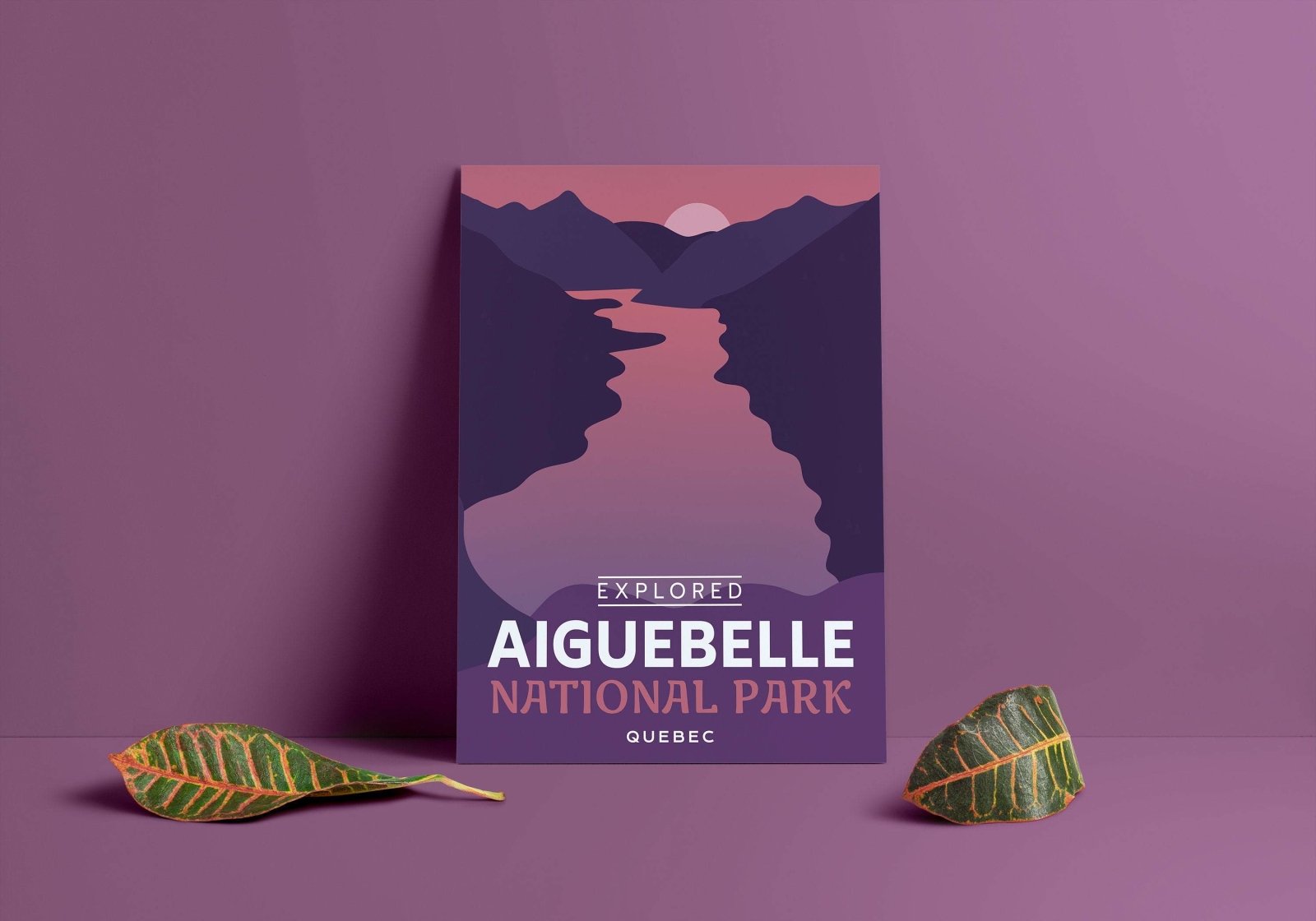 Aiguebelle National Park 'Explored' Poster