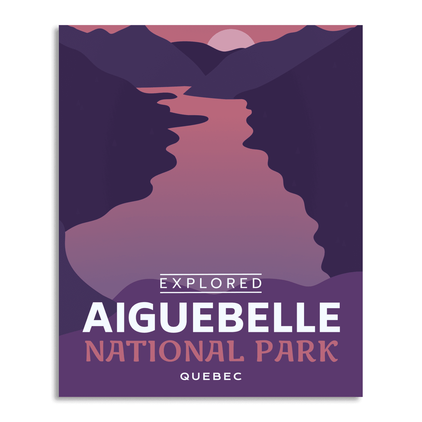 Aiguebelle National Park 'Explored' Poster