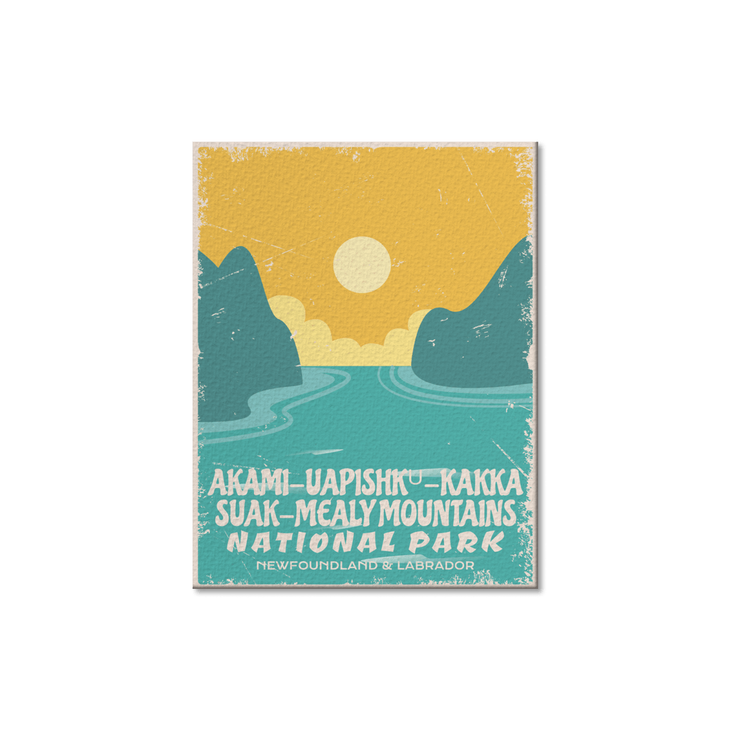 Carte postale du parc national Akami-Uapishku-KakKasuak-Mealy au Canada