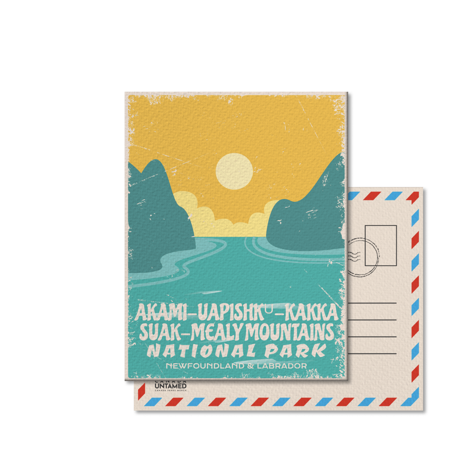 Carte postale du parc national Akami-Uapishku-KakKasuak-Mealy au Canada
