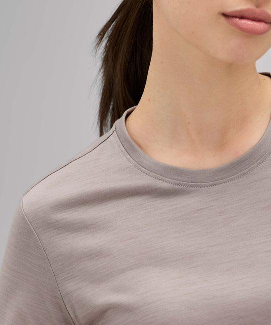 T-shirt ultraléger en laine mérinos pour femme