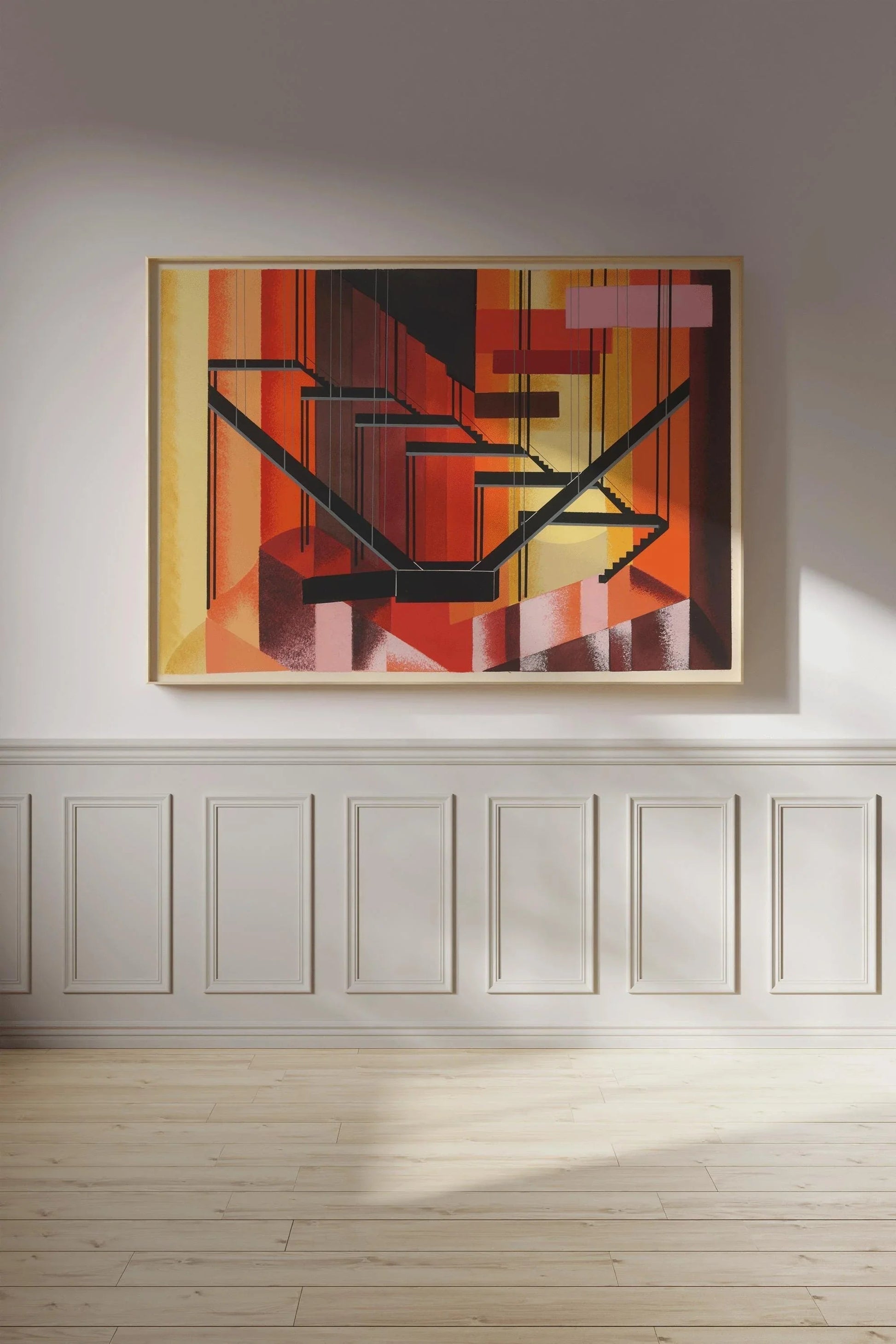 Alexandra Exter - Maquettes de Théâtre 13 PRINT | Art abstrait d'inspiration Bauhaus | Décoration murale moderniste audacieuse, disponible encadrée