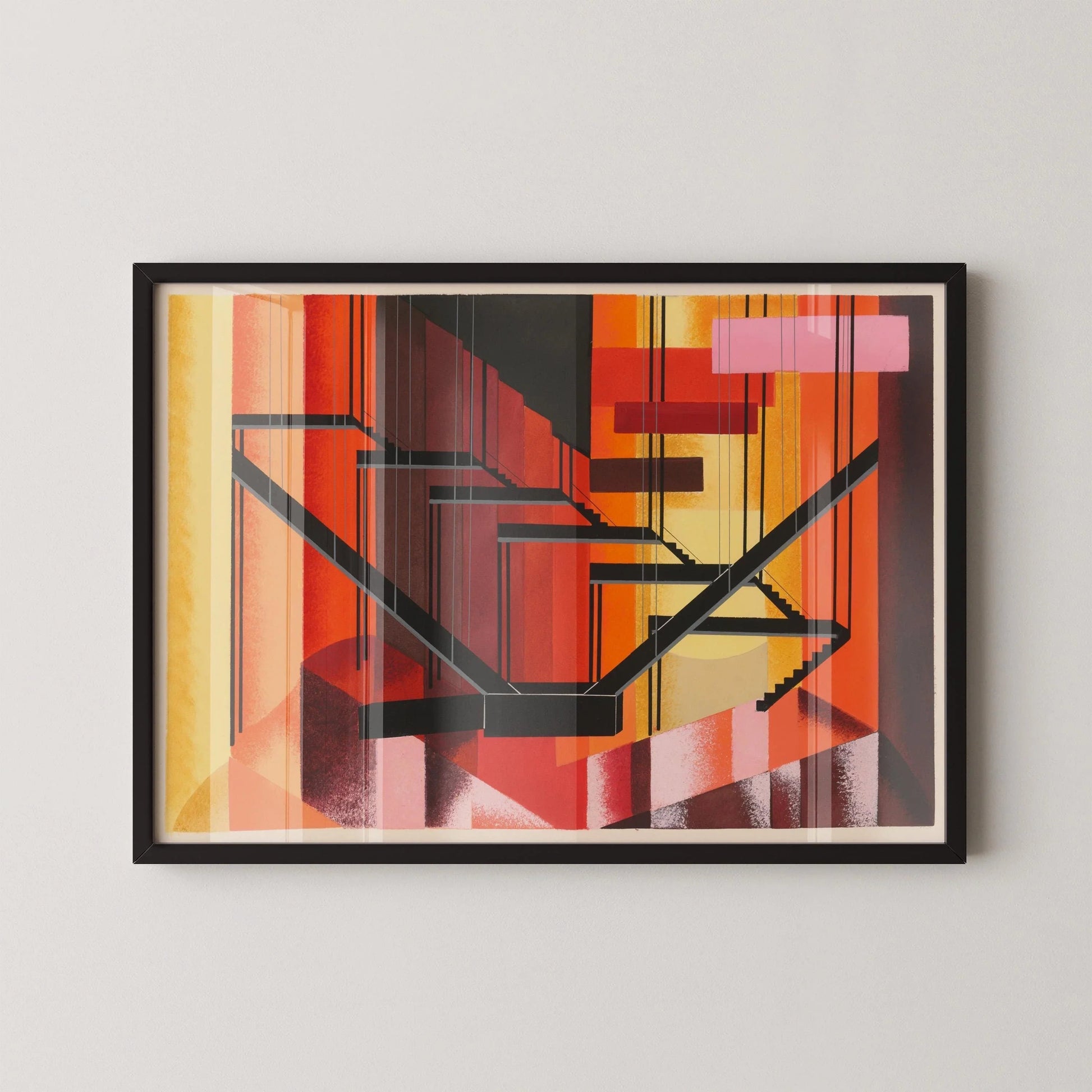 Alexandra Exter - Maquettes de Théâtre 13 PRINT | Art abstrait d'inspiration Bauhaus | Décoration murale moderniste audacieuse, disponible encadrée