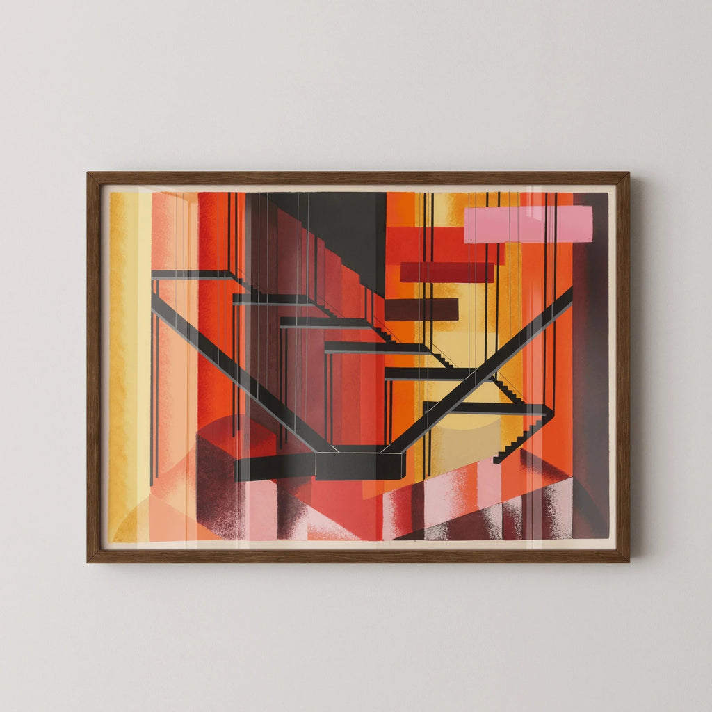 Alexandra Exter - Maquettes de Théâtre 13 PRINT | Art abstrait d'inspiration Bauhaus | Décoration murale moderniste audacieuse, disponible encadrée