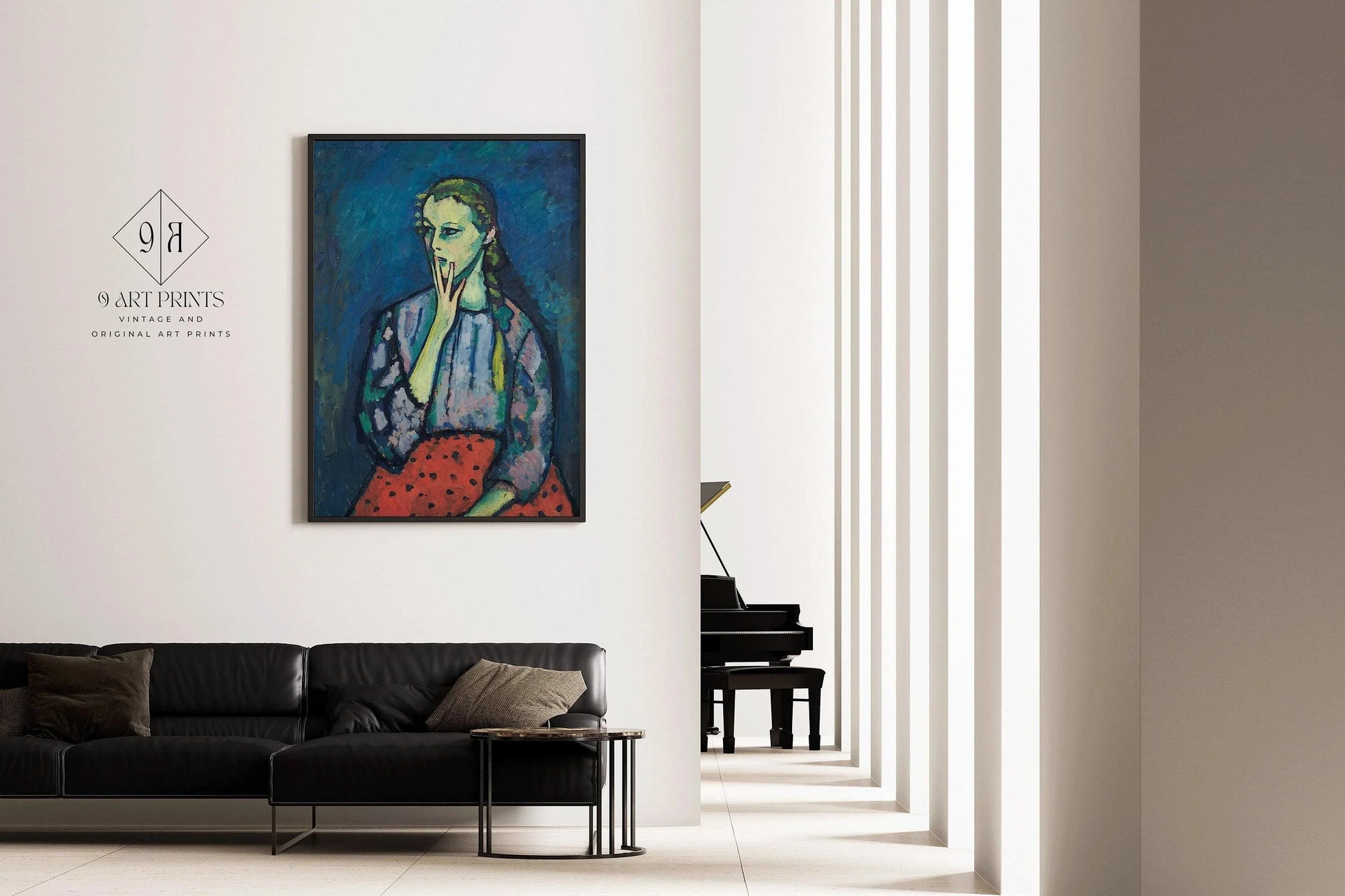 Alexej Von Jawlensky - Portrait d'une jeune fille | Famous Art (disponible encadré ou non encadré)