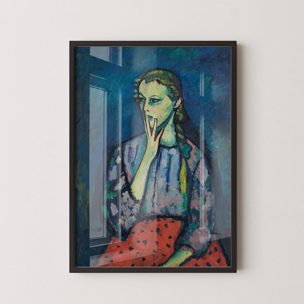 Alexej Von Jawlensky - Portrait d'une jeune fille | Famous Art (disponible encadré ou non encadré)