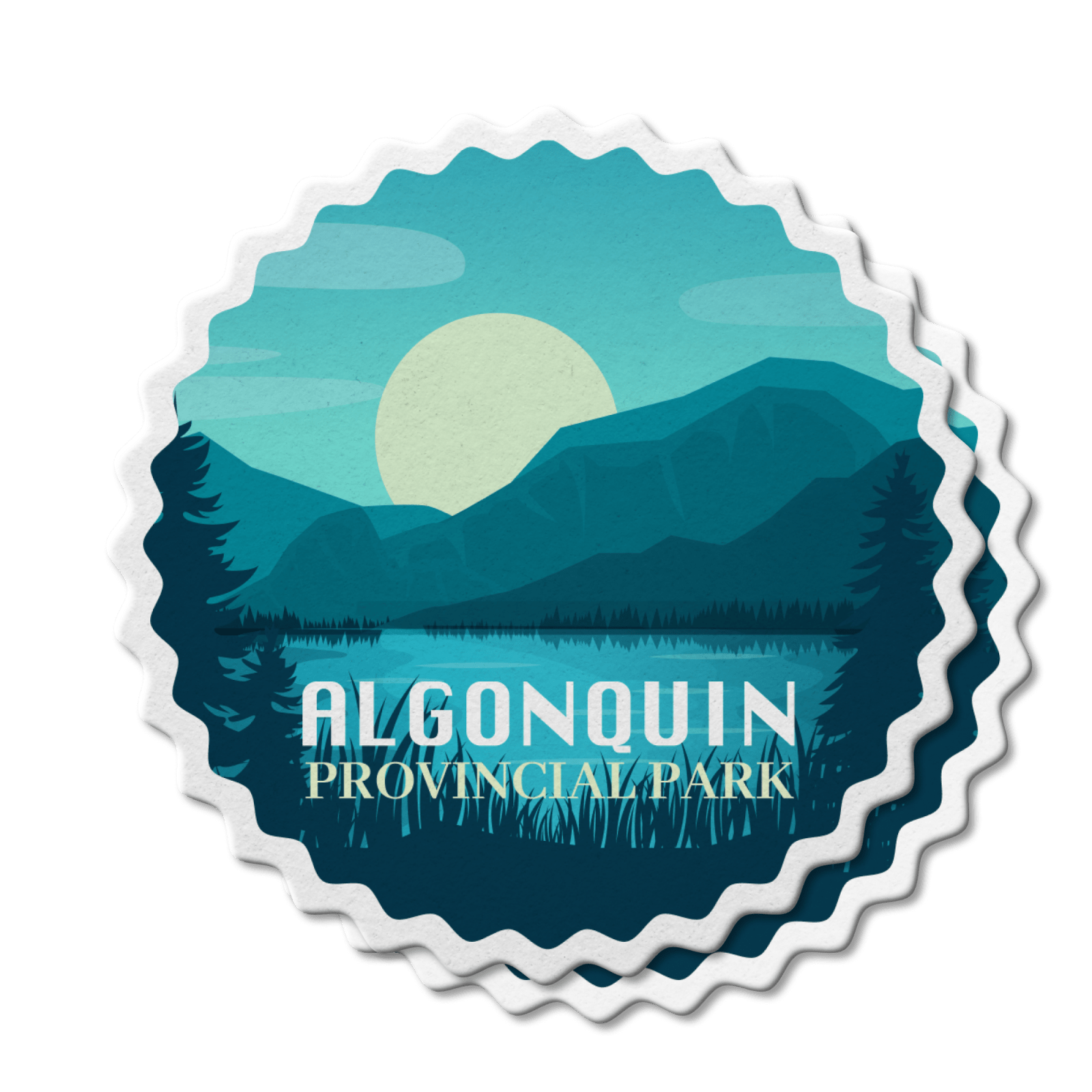 Algonquin Ontario Provincial Park Waterproof Vinyl Sticker