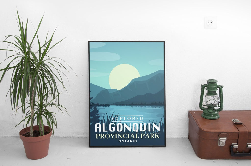 Algonquin Provincial Park 'Explored' Poster