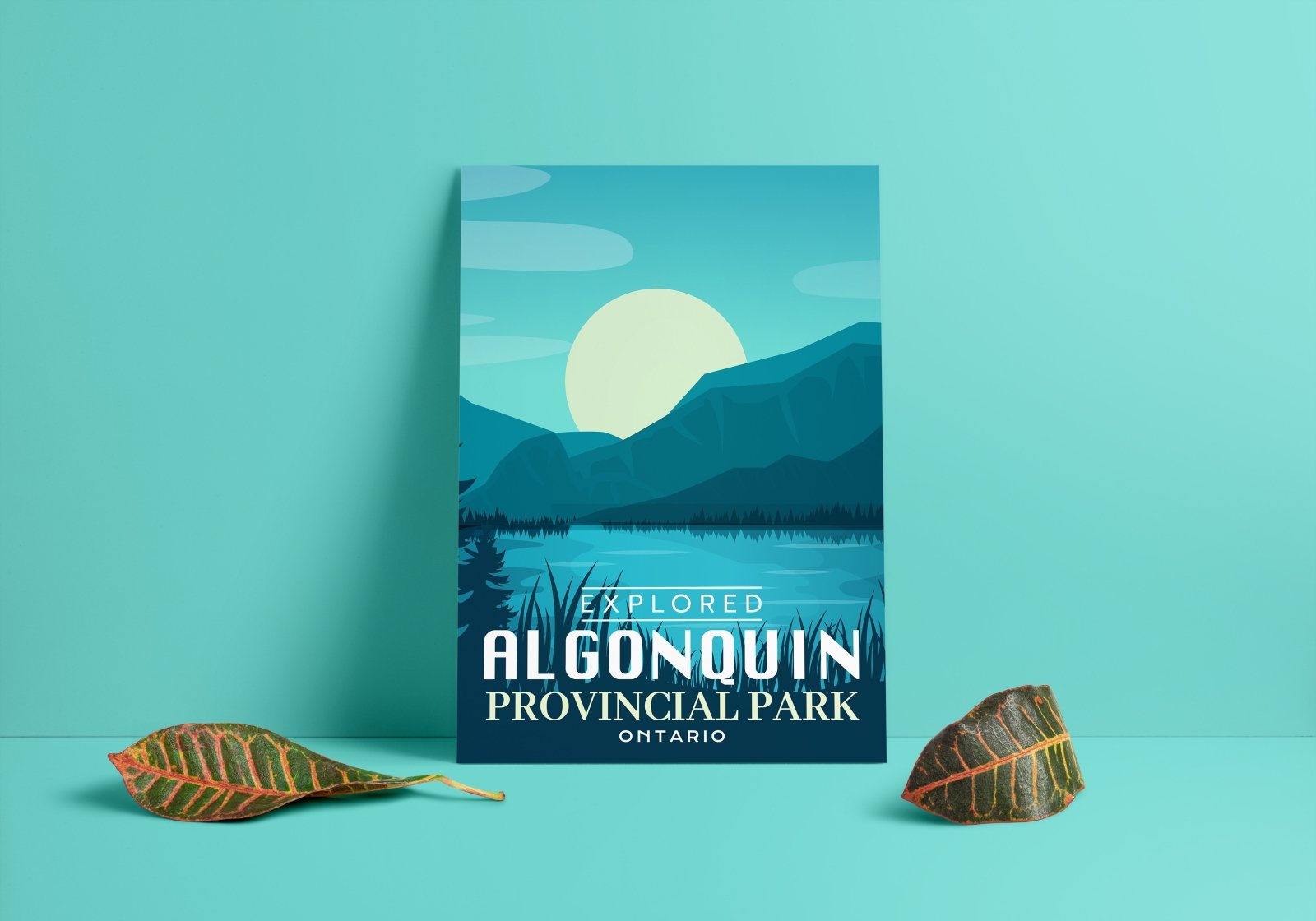 Algonquin Provincial Park 'Explored' Poster