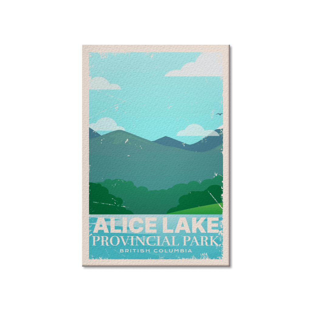 Alice Lake British Columbia Provincial Park Postcard, Canada Parks
