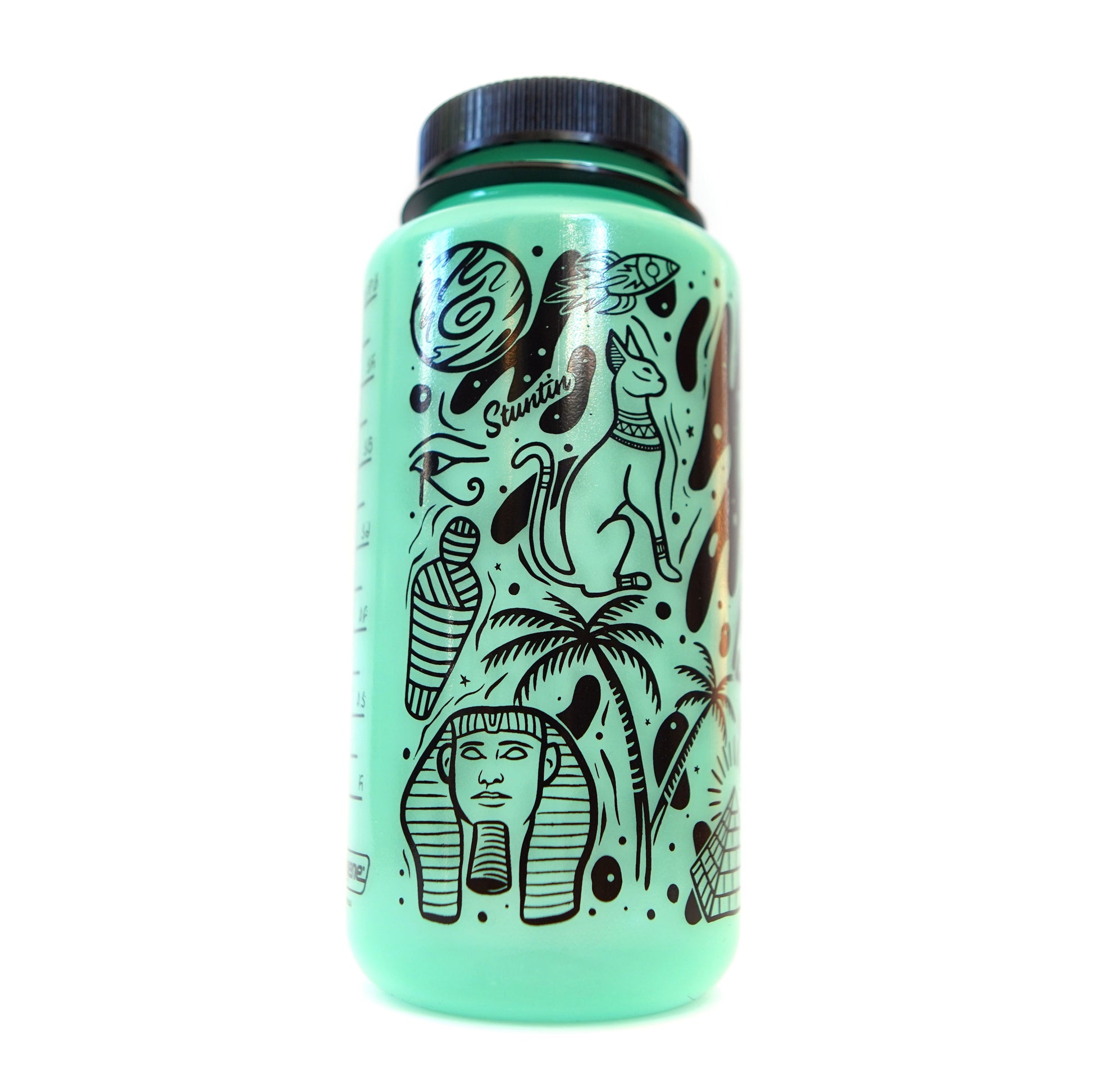 Glow in the Dark Alien 32 oz Nalgene Water Bottle