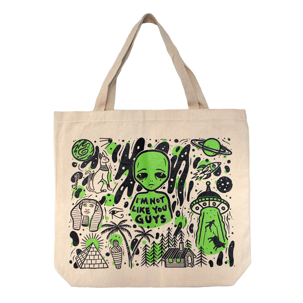 Aliens Exist Tote Bag