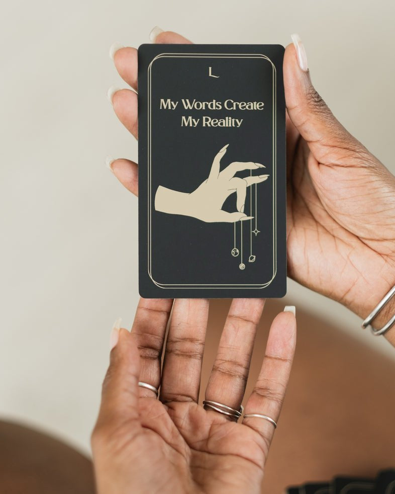 Cartes d'affirmation de guidage alignées