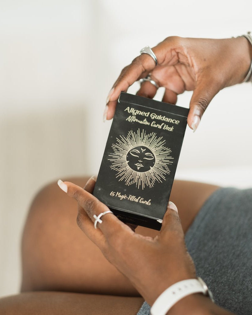 Cartes d'affirmation de guidage alignées