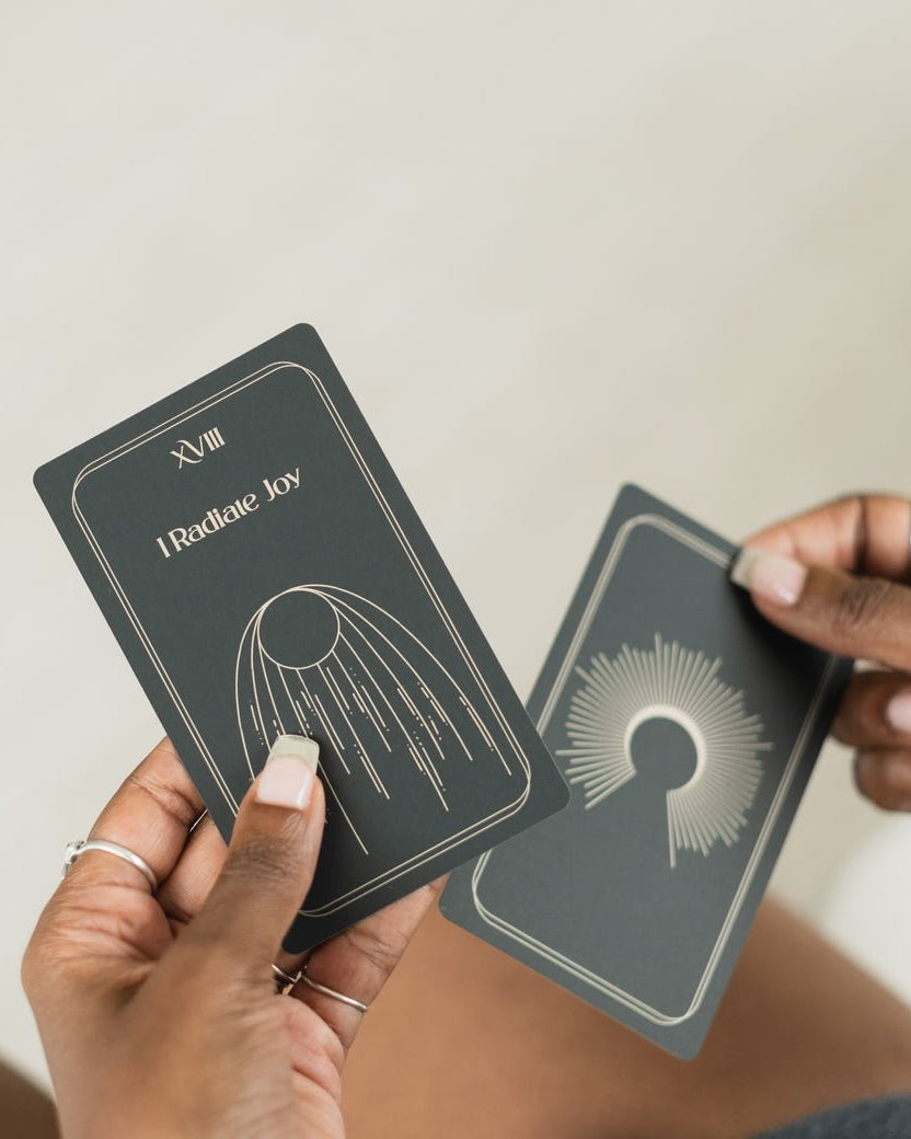 Cartes d'affirmation de guidage alignées