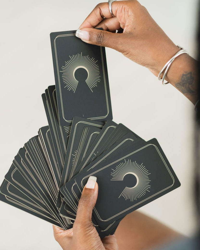 Cartes d'affirmation de guidage alignées