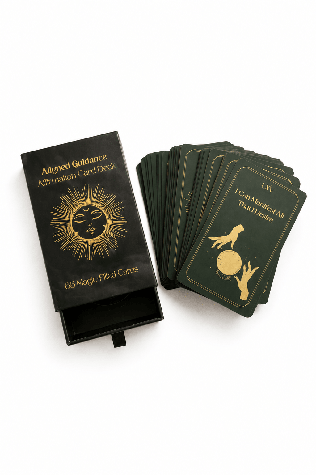 Cartes d'affirmation de guidage alignées