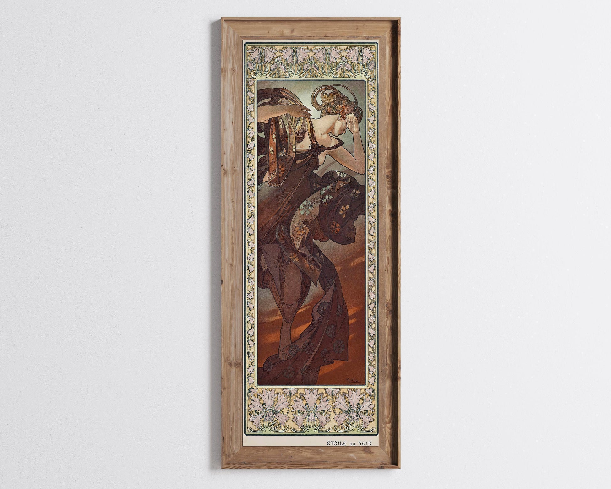 Alphonse Mucha - L'Étoile du Soir Art Nouveau Vintage Poster