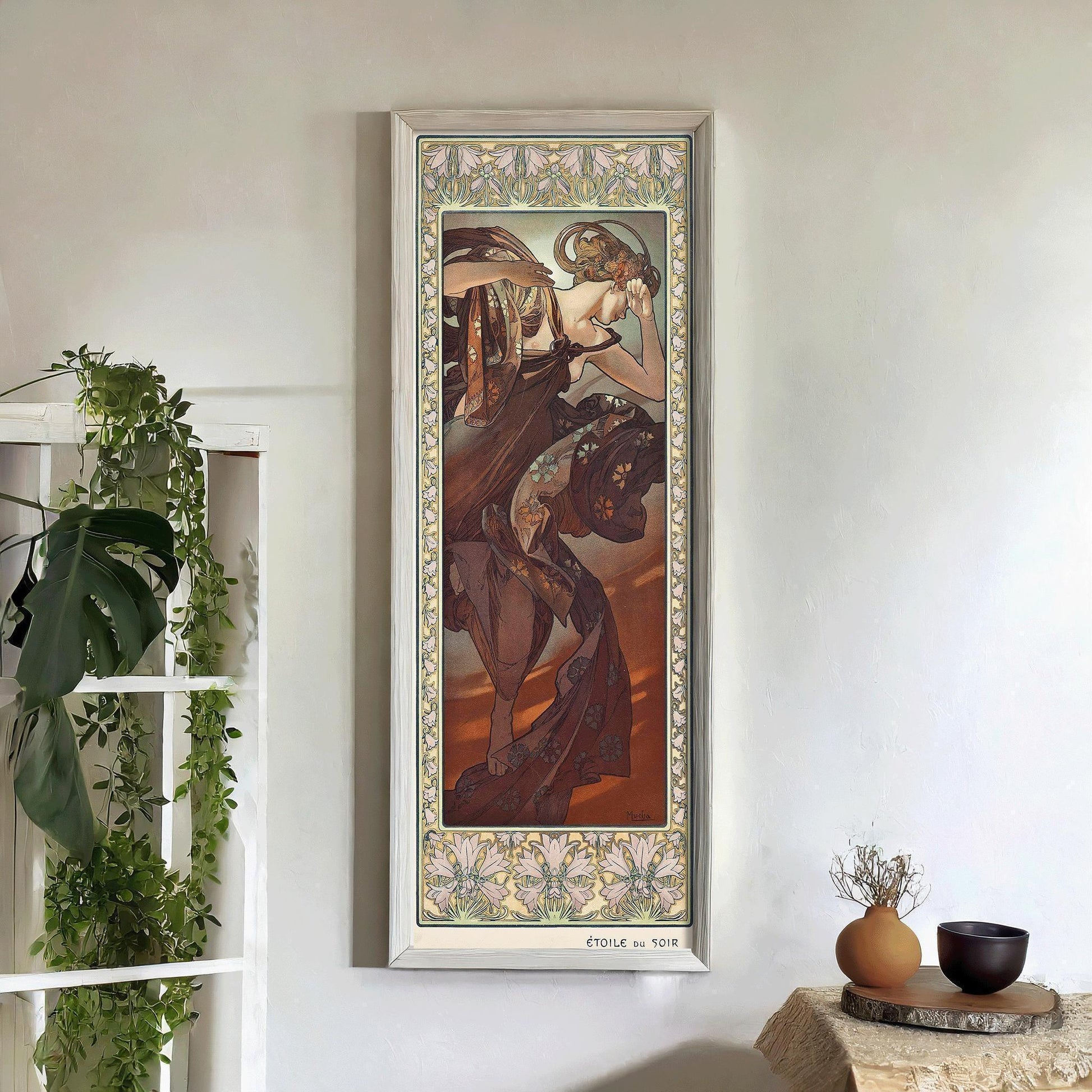 Alphonse Mucha - L'Étoile du Soir Art Nouveau Vintage Poster