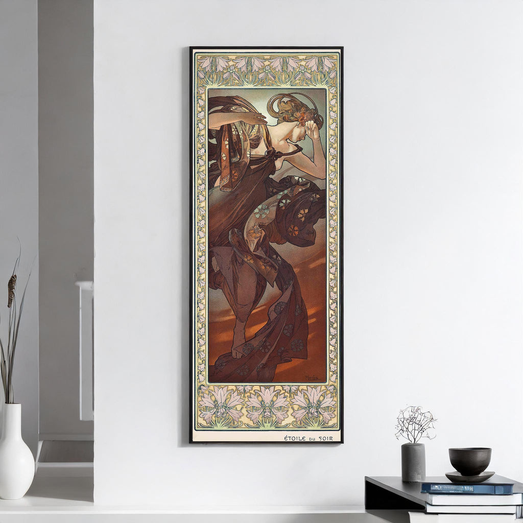 Alphonse Mucha - L'Étoile du Soir Art Nouveau Vintage Poster