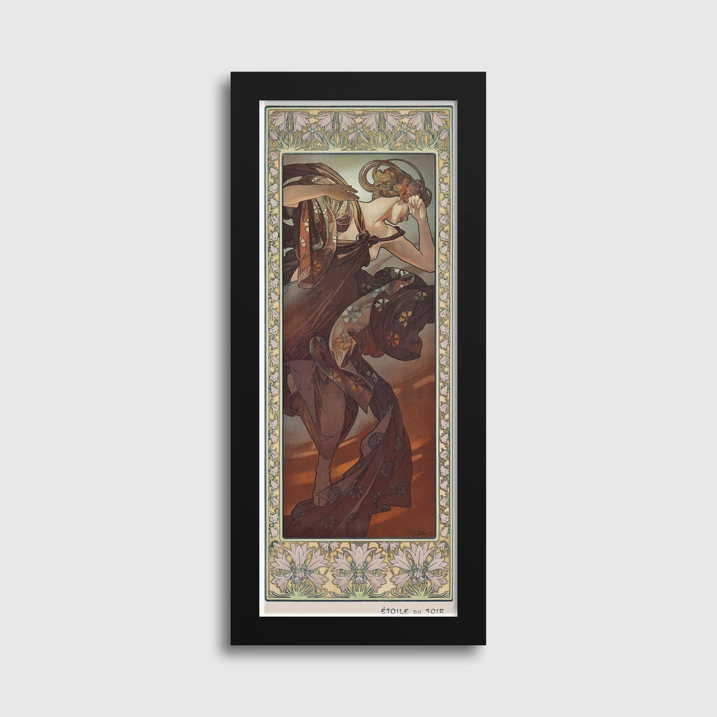 Alphonse Mucha - L'Étoile du Soir Art Nouveau Vintage Poster