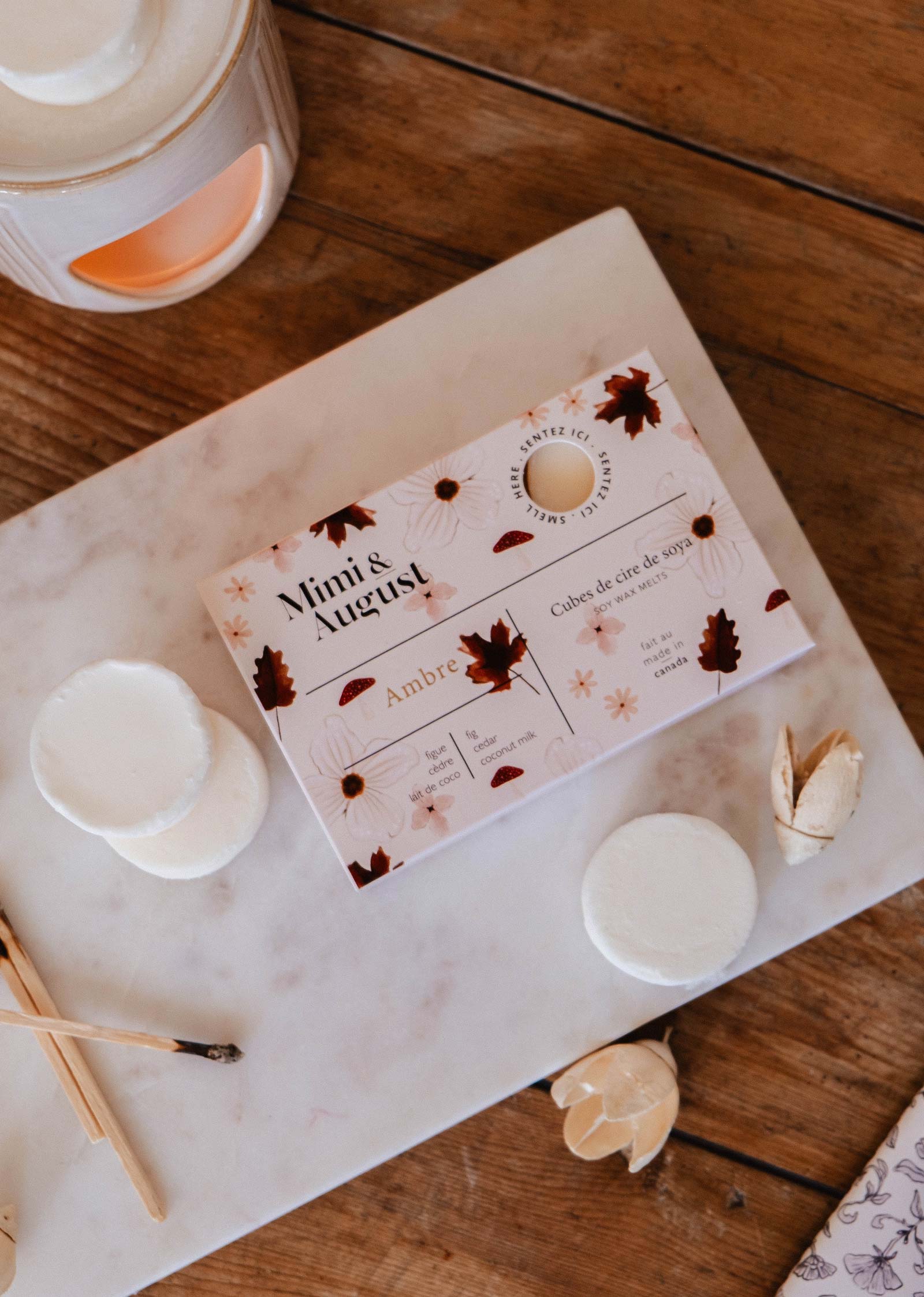 Fondants à la cire de soja - Ambre