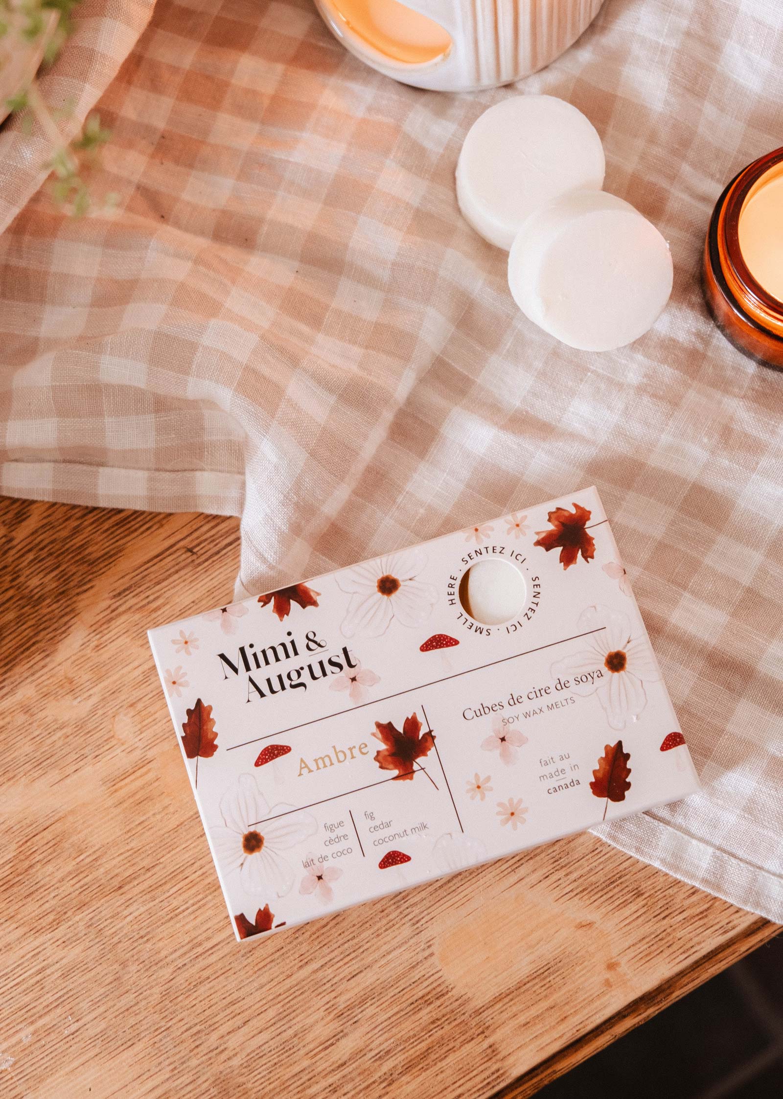 Fondants à la cire de soja - Ambre