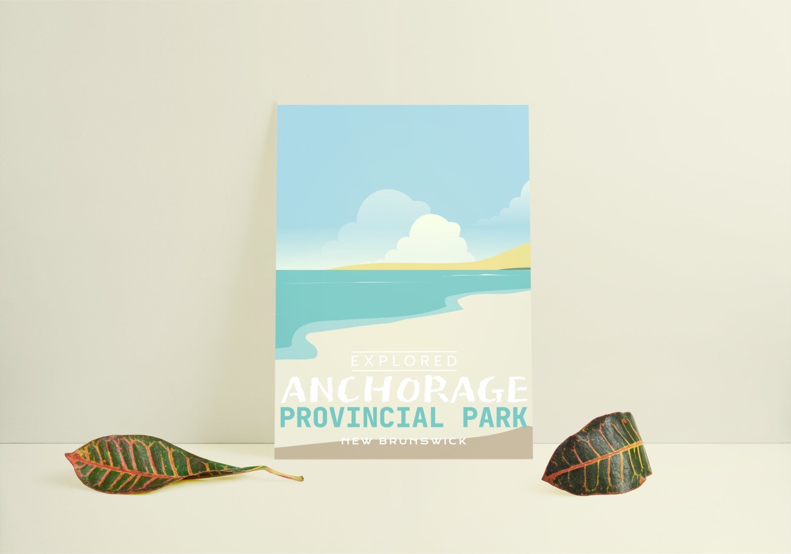 Affiche « Explorée » du parc provincial d’Anchorage