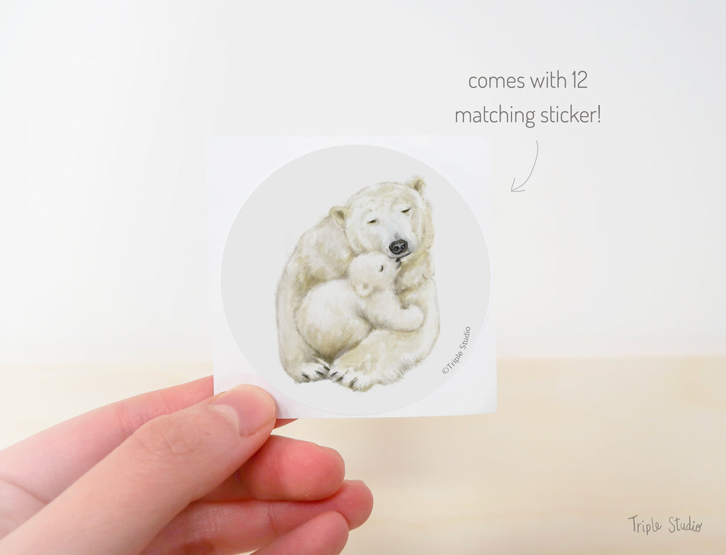 Calendrier de bureau 2026 : Bébé et Maman