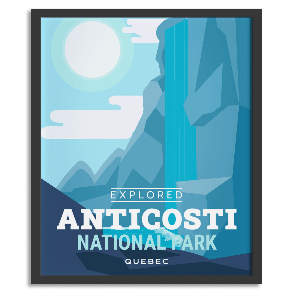 Anticosti National Park 'Explored' Poster, Canada Parks