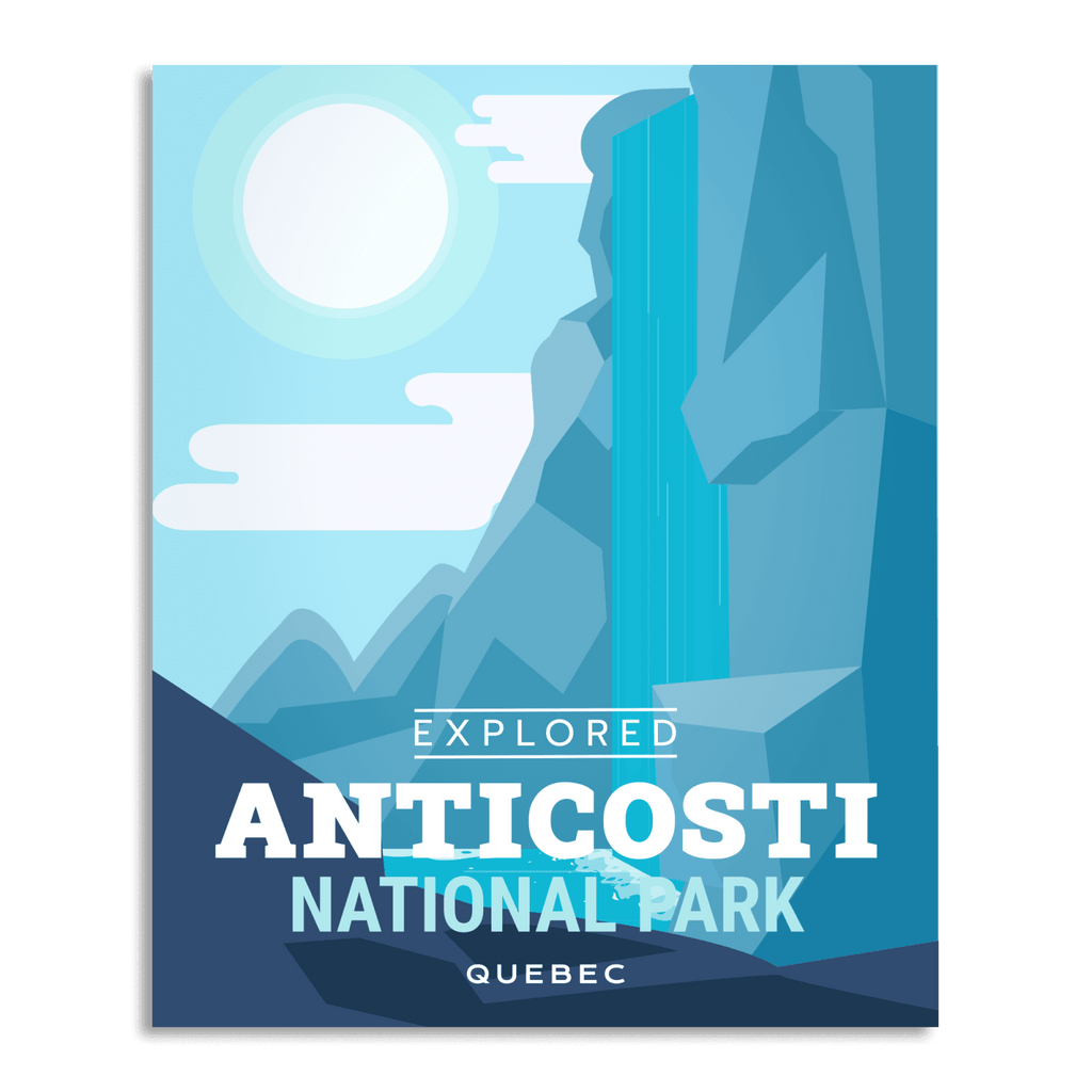 Anticosti National Park 'Explored' Poster, Canada Parks