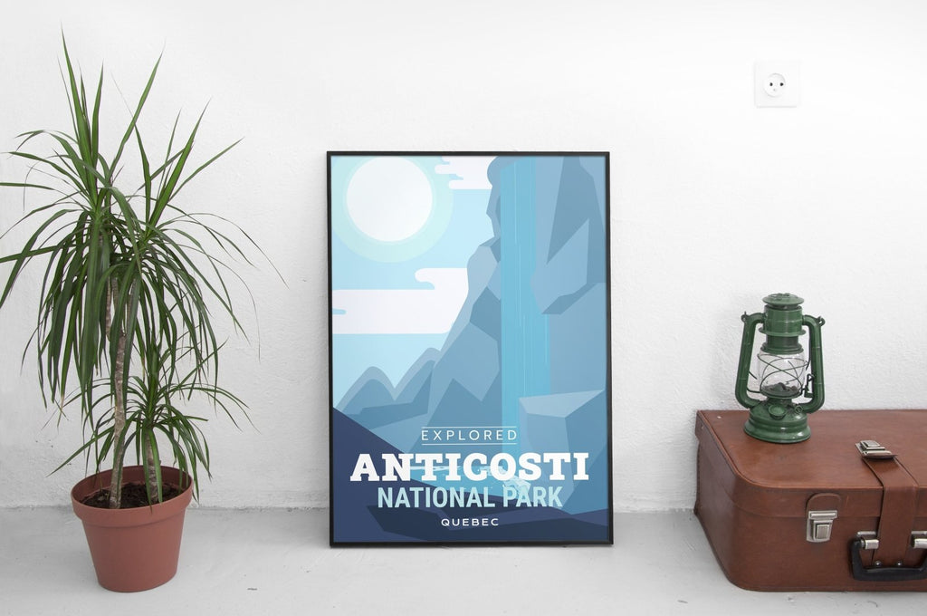 Anticosti National Park 'Explored' Poster, Canada Parks