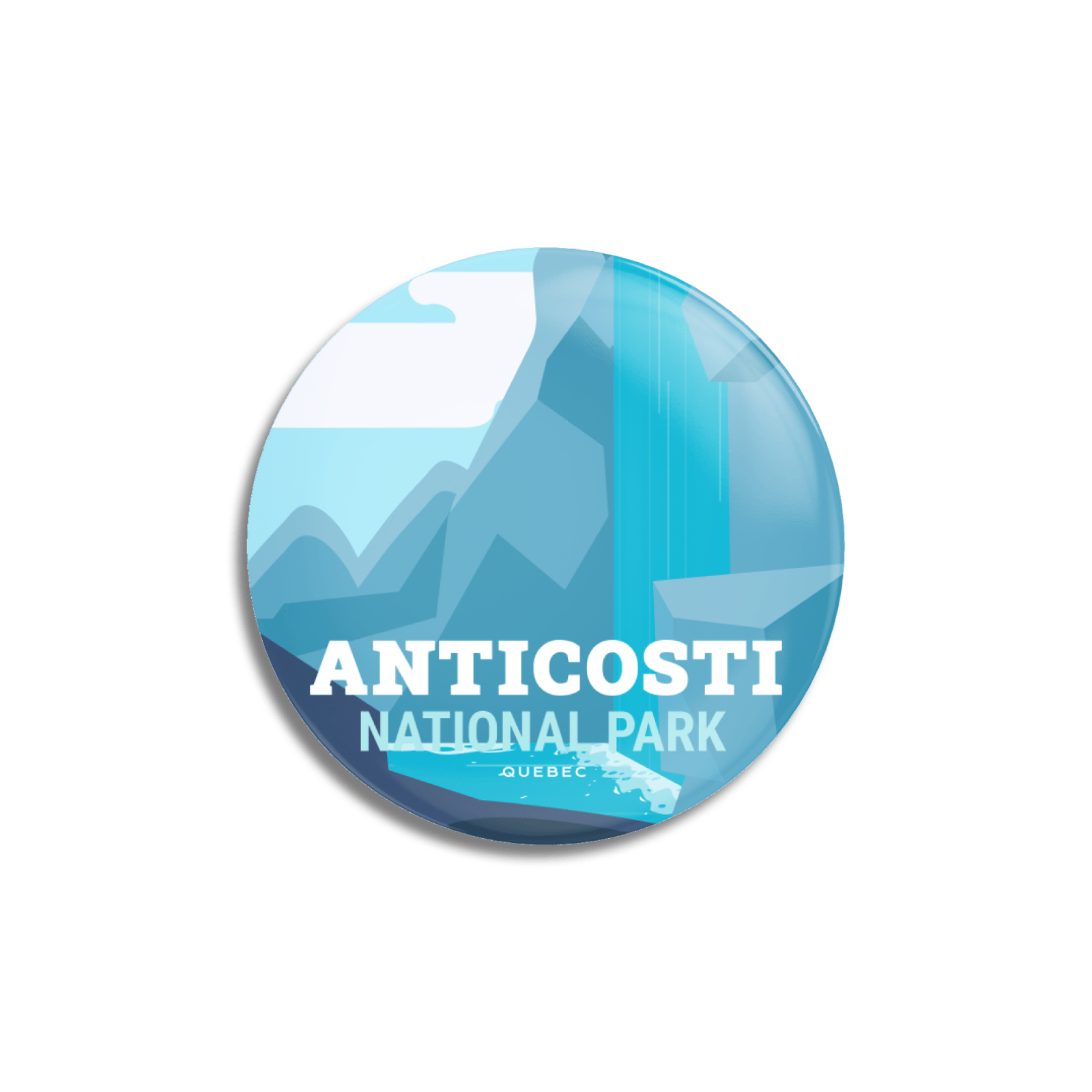 Anticosti National Park of Quebec Pinback Button