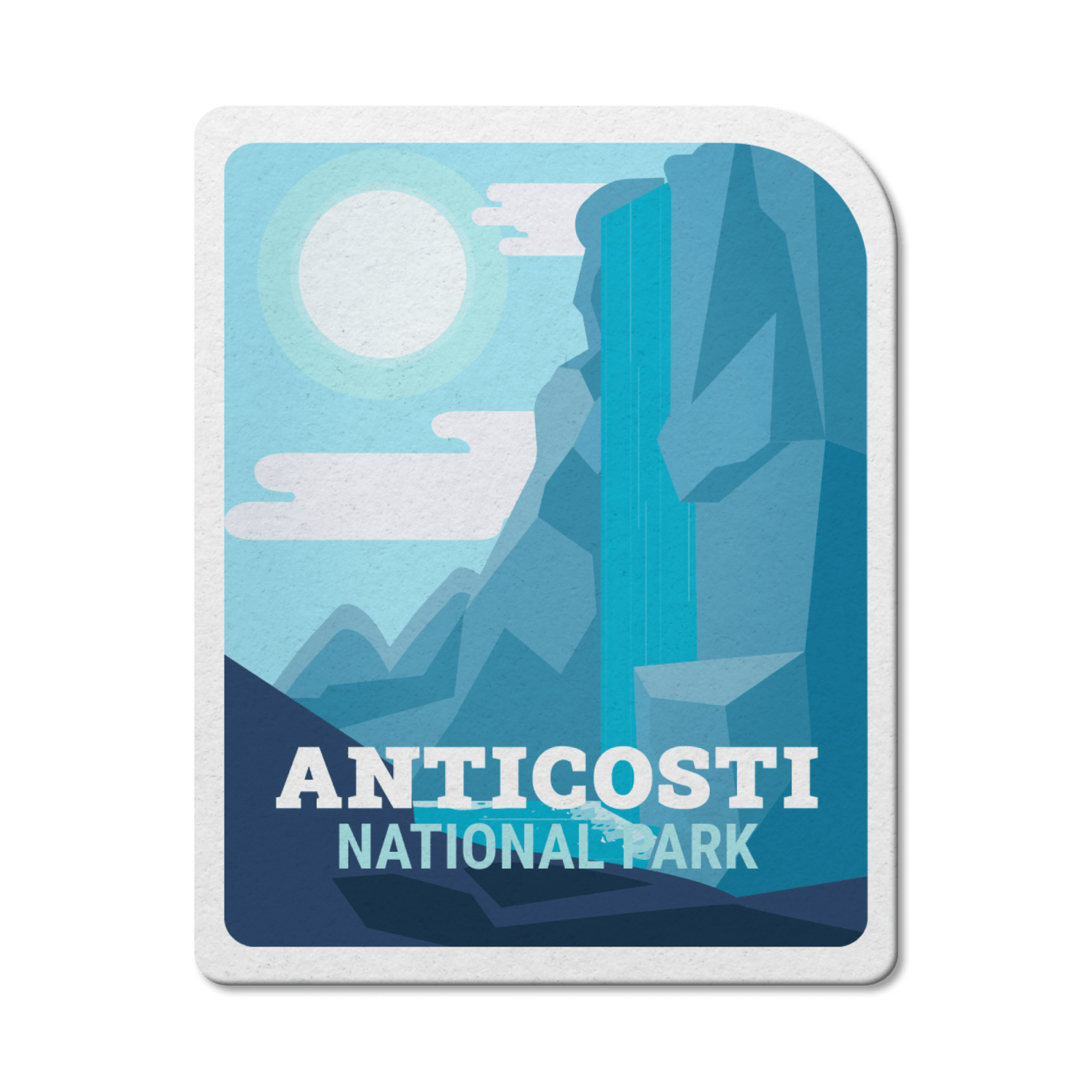 Anticosti Quebec National Park Waterproof Vinyl Sticker